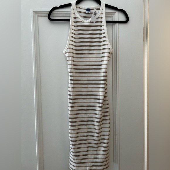 NWT Old Navy Fitted Striped Rib-Knit Mini Tank Dress size S - Picture 3 of 3